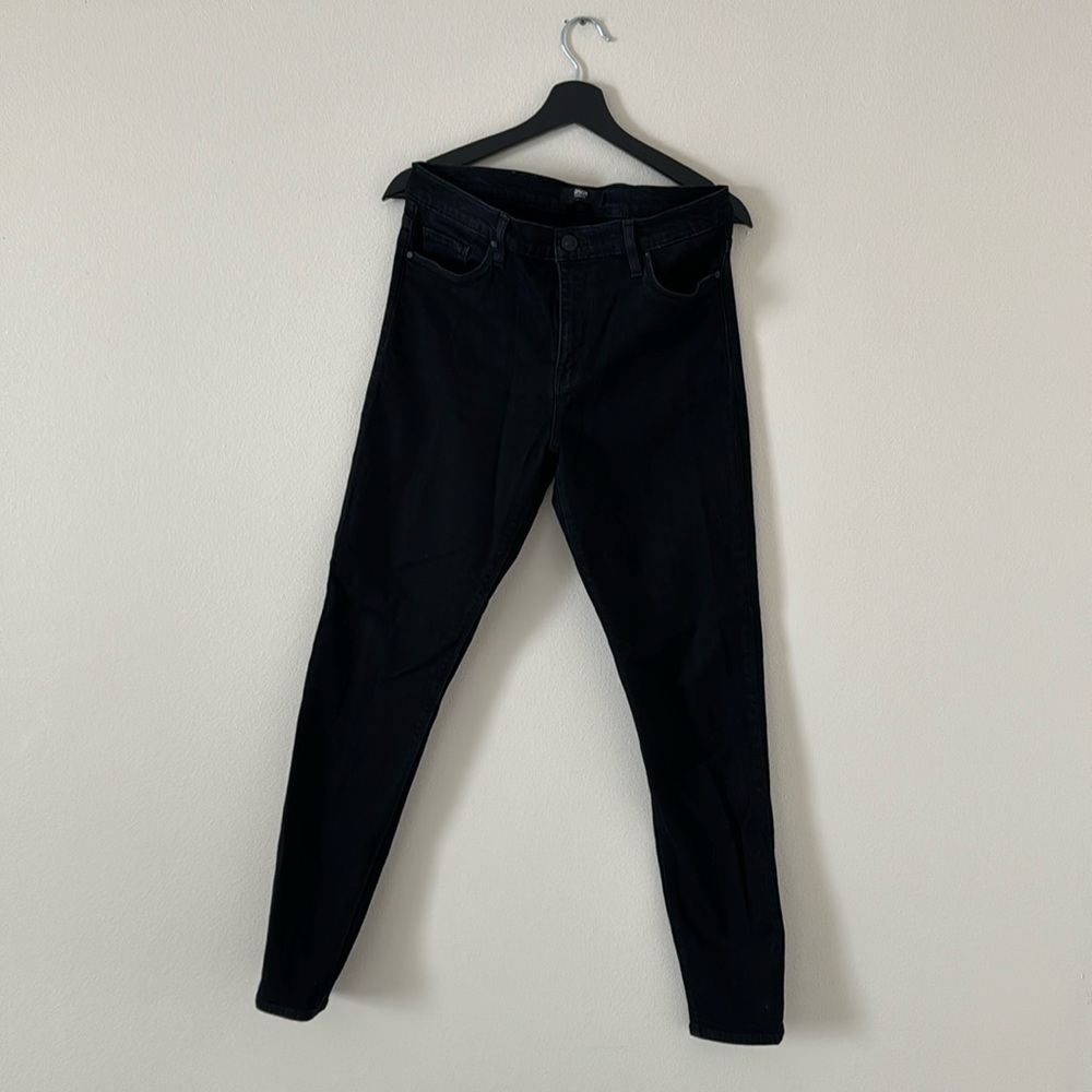 Hudson women’s waist size 31 black skinny jeans